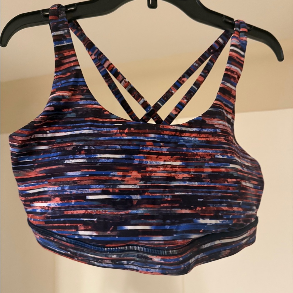NWOT - Lululemon Energy Bra Multicolor - US 8